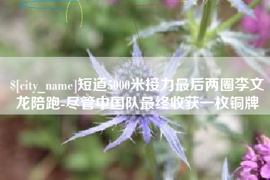 短道5000米接力最后两圈李文龙陪跑-尽管中国队最终收获一枚铜牌