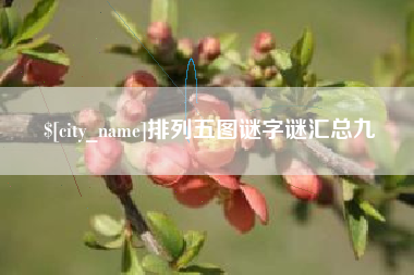 排列五图谜字谜汇总九