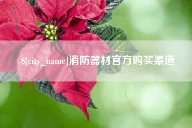 消防器材官方购买渠道