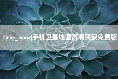 手机卫星地图高清实景免费版