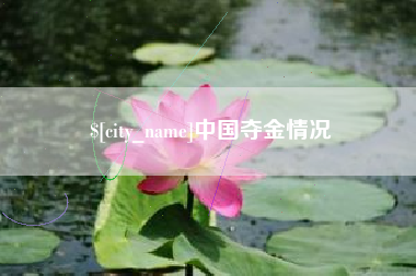 中国夺金情况