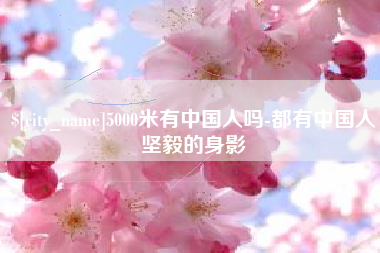 5000米有中国人吗-都有中国人坚毅的身影