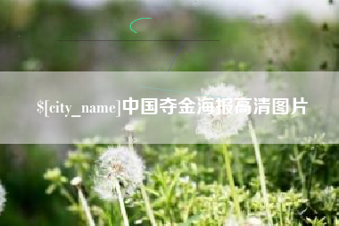 中国夺金海报高清图片