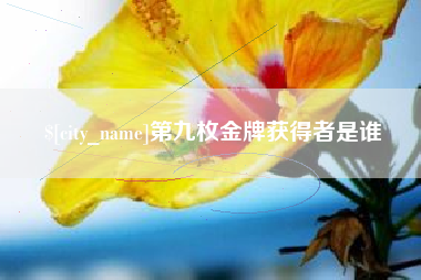 第九枚金牌获得者是谁