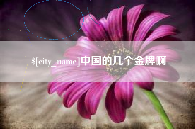中国的几个金牌啊
