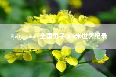 全国男子5000米世界纪录