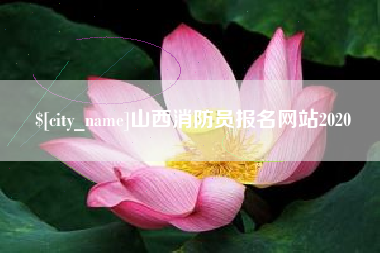 山西消防员报名网站2020