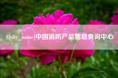 中国消防产品信息查询中心