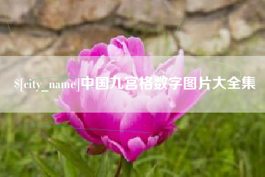 中国九宫格数字图片大全集