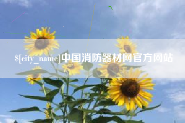 中国消防器材网官方网站