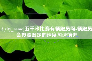 五千米比赛有领跑员吗-领跑员会按照既定的速度匀速前进