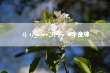 男子5000米金牌