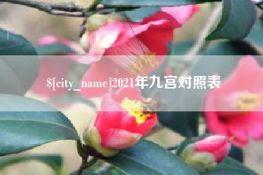 2021年九宫对照表