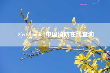 中国消防在线查询