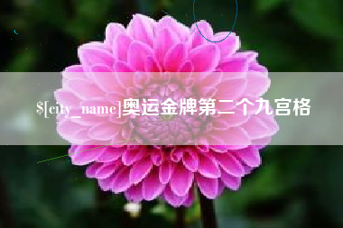 奥运金牌第二个九宫格