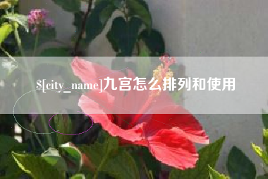九宫怎么排列和使用
