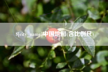 中国地图(含比例尺)